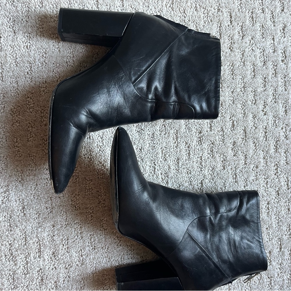 IRO black leather boots. Size 38